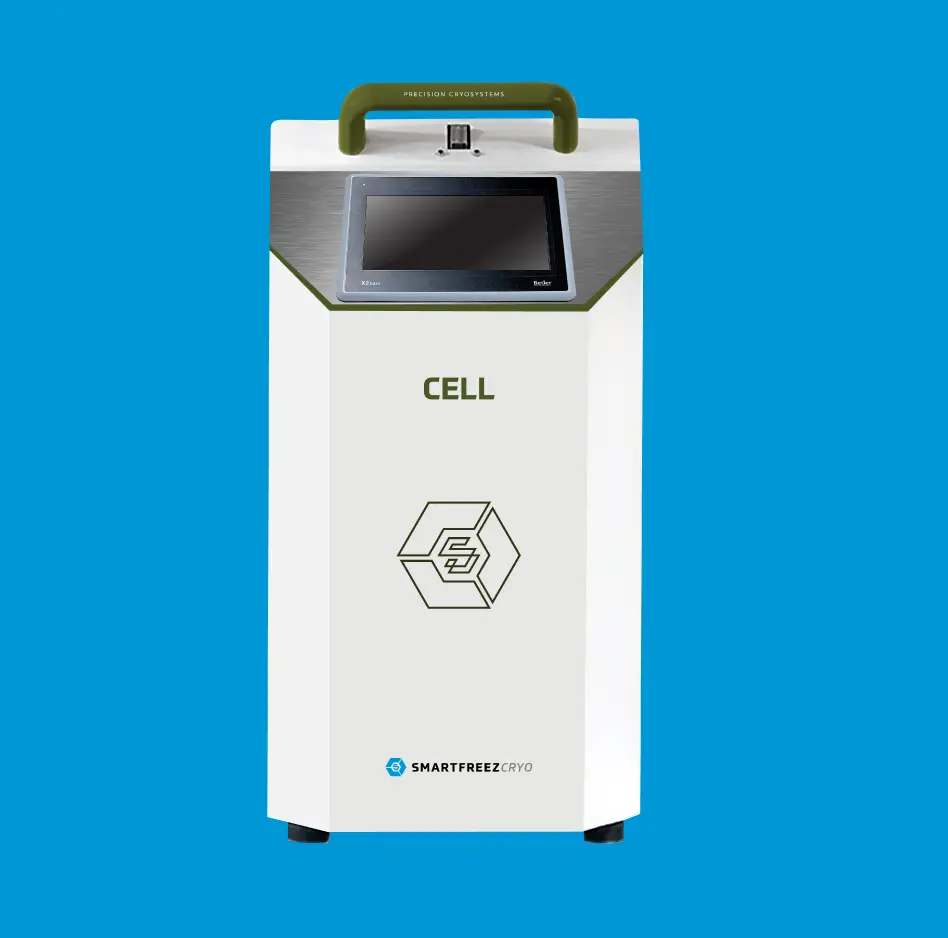 Frontal view picture of SmartFreez's CELL device.