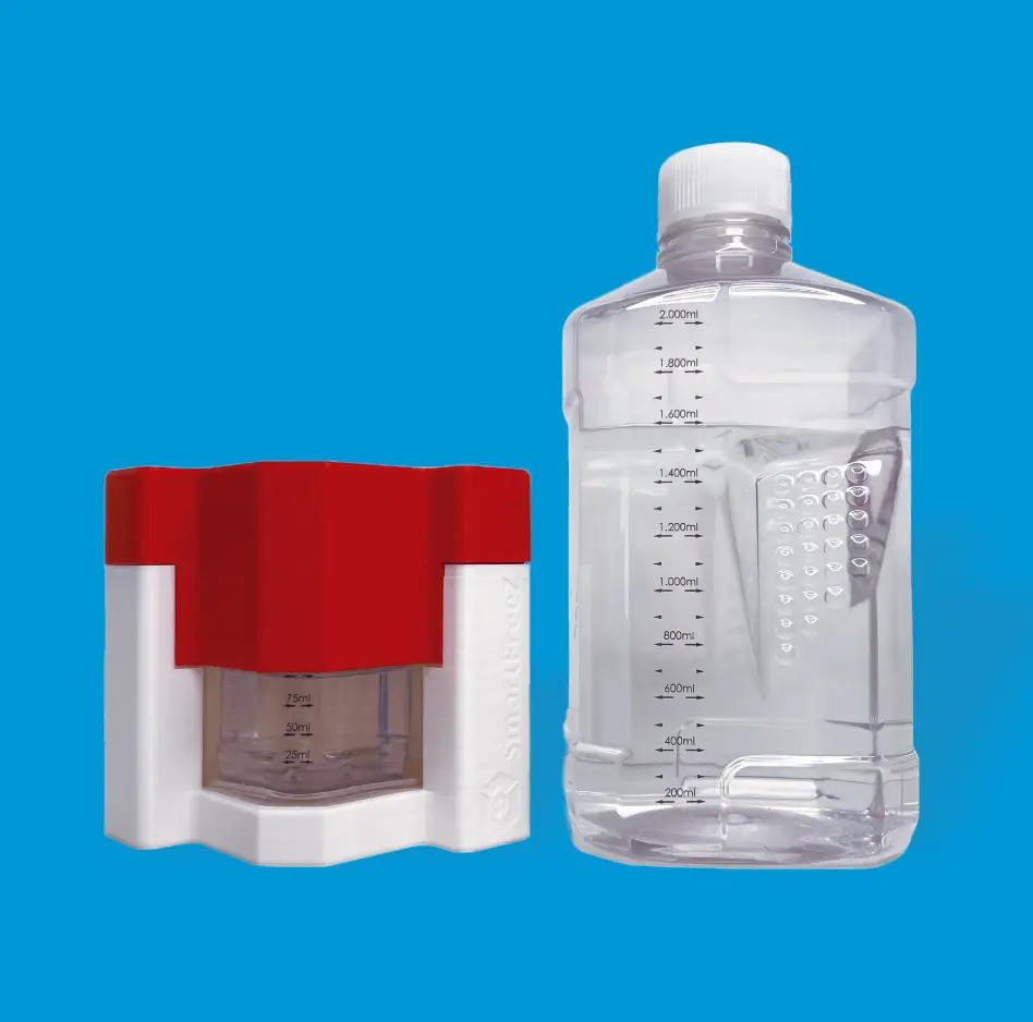 Frontal view picture of SmartFreez's Scale-Down Devices (SDD).