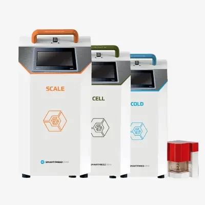 SmartFreez product layout featuring the MSD, CELL, CSA and the SDD.